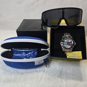 Invicta Silver and Black Men's Watch